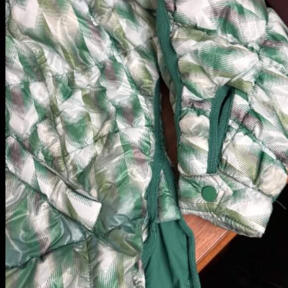 FREE PEOPLE FP MOVEMENT PACKABLE SCRUNCHY HERITAGE COMBO PIPPA PUFFER JACKET S/M - Picture 9 of 11